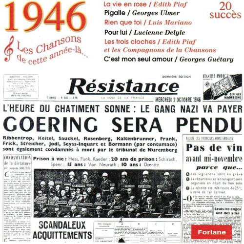1946 : Les chansons de cette année-là (Résistance)