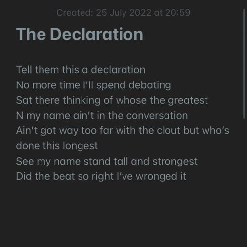 The Declaration