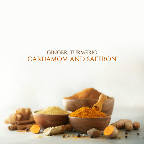 Ginger, Turmeric, Cardamom and Saffron