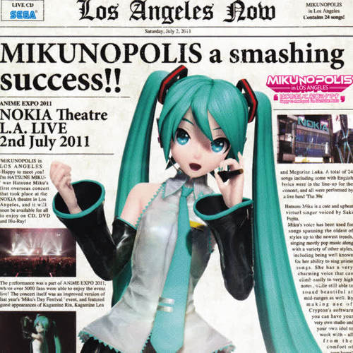 MIKUNOPOLIS in LOS ANGELES “はじめまして、初音ミクです”