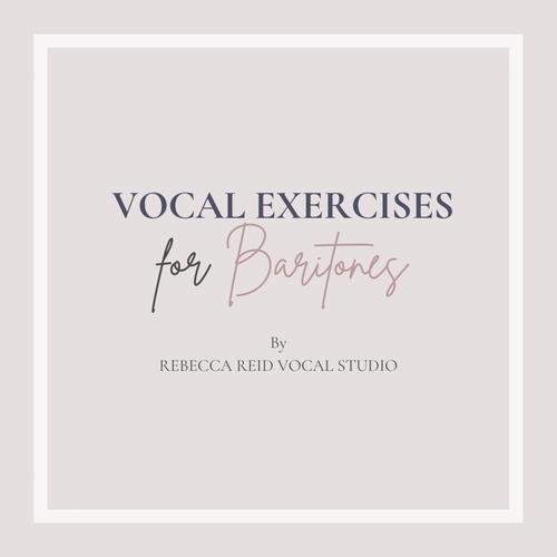 Vocal Exercises for Baritones Arpeggio Exercise #5 (Legato)