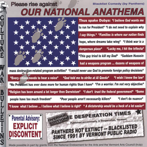 Please Rise Against OUR NATIONAL ANATHEMA