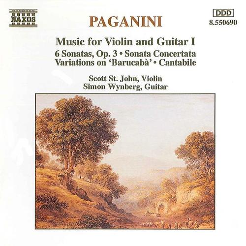 PAGANINI: Music for Violin and Guitar, Vol. 1