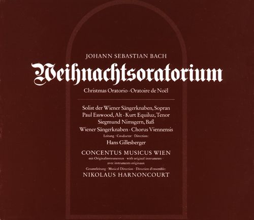 Bach, JS : Weihnachtsoratorium (Christmas Oratorio)