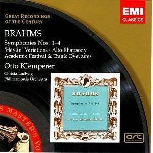 Brahms: Symphonies Nos. 1 - 4 / Haydn Variations / Alto Rhapsody / Academic & Tragic Overtures - Great Recordings of the Century