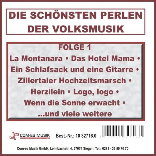 Die schönsten Perlen der Volksmusik, Folge 1