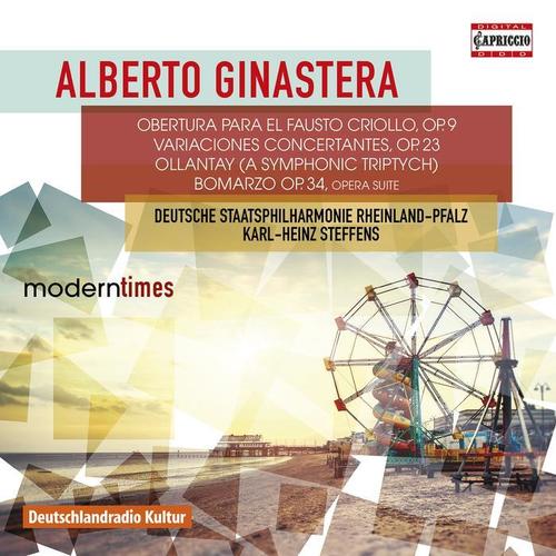 GINASTERA, A.: Obertura para el Fausto criollo / Variaciones concertantes / Ollantay / Bomarzo Suite (Rheinland-Pfalz State Philharmonic, Steffens)