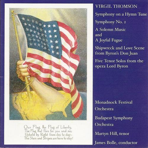 THOMSON, V.: Symphony on a Hymn Tune / Symphony No. 2 / Lord Byron (excerpts) / From Byron's Don Juan / A Joyful Fugue (Bolle)