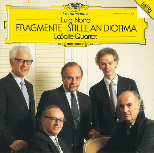 Nono: Fragmente - Stille, An Diotima For String Quartet