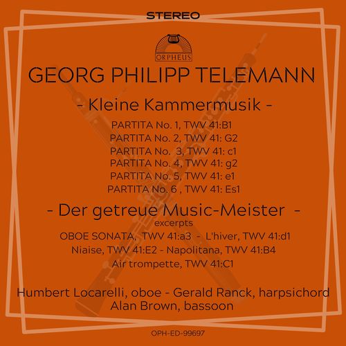 Telemann: Kleine Kammermusik, Die getreue Musik-Meister Selections