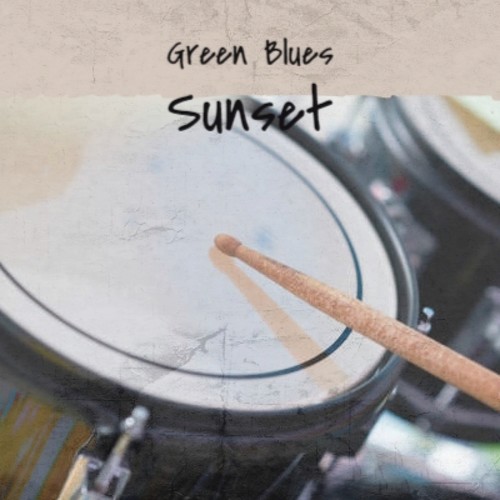 Green Blues Sunset