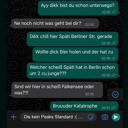 Welcher Späti hat in Berlin schon um 2 zu?! (Explicit)