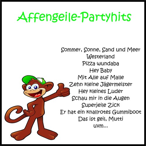 Affengeile-Partyhits