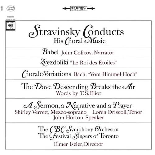 Stravinsky Conducts His Choral Music