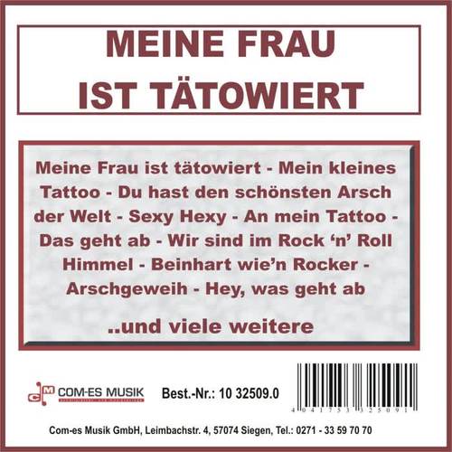 Meine Frau ist tätowiert