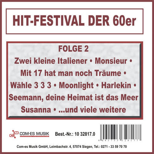 Hit-Festival der 60er, Folge 2