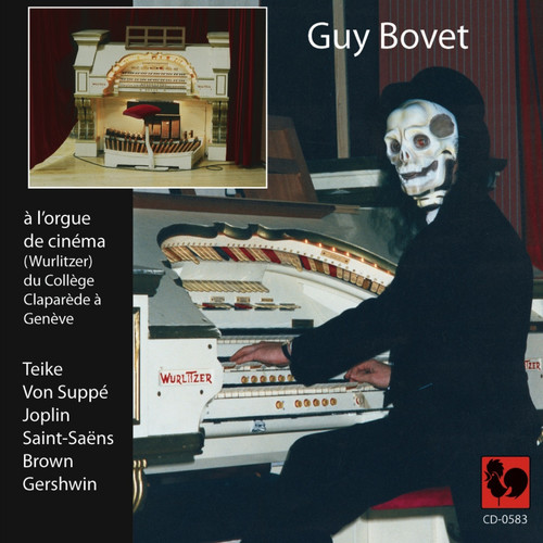 Guy Bovet à l'orgue de cinéma (Wurlitzer) du collège Claparède à Genève