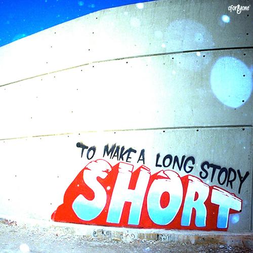 TO MAKE A LONG STORY SHORT
