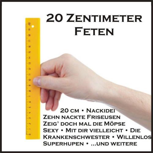 20 Zentimeter Feten