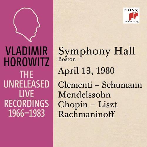 Vladimir Horowitz in Recital at Symphony Hall, Boston, April 13, 1980