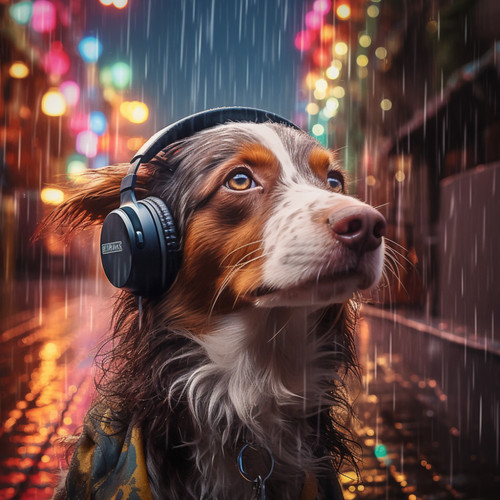 Rainfall Doggie Reflections: Music in the Rain