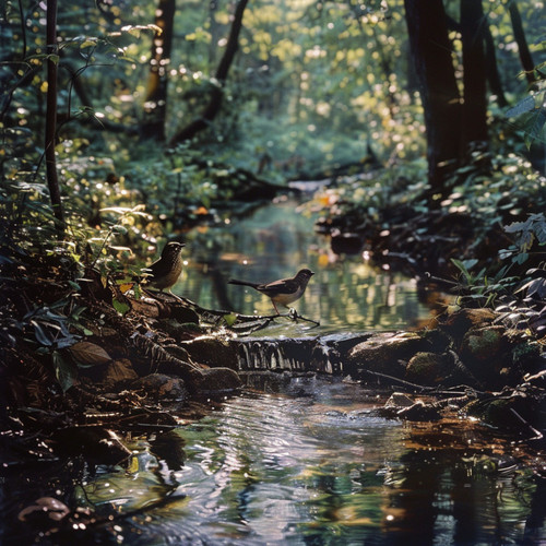 Tranquil Waters Meditation: Binaural Birds and Creek in Nature