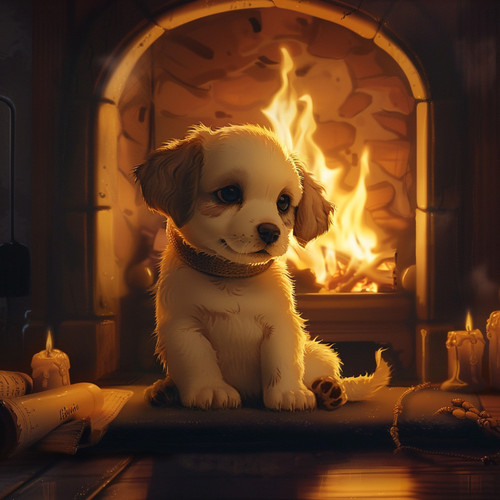 Melodías Del Fuego: Melodías Pacíficas Para Perros
