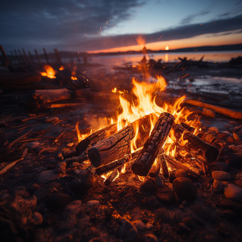 Relajación A La Luz Del Fuego: Canción Artística De Llamas Armoniosas