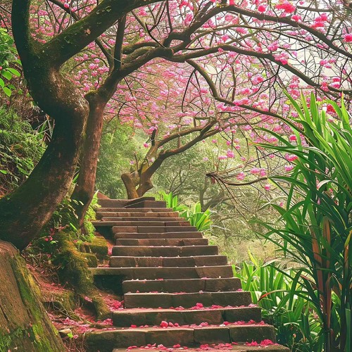 桃花时节樱花雨