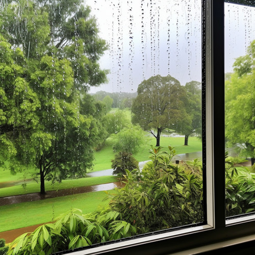 Gotas Rítmicas De Lluvia: Armonías Relajantes De La Naturaleza