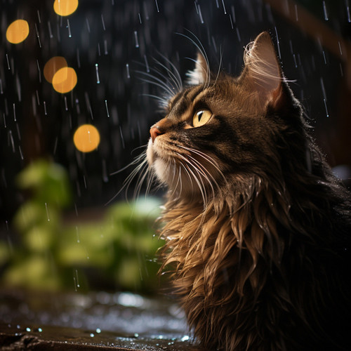 Ecos De Bigotes: Lluvia Binaural Para Gatos