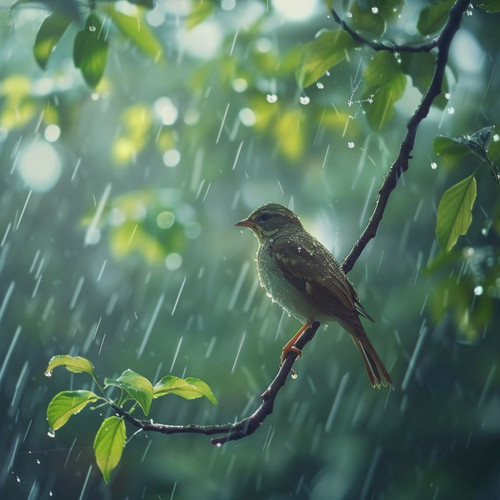 Restful Binaural Environment: Rain and Nature Birds