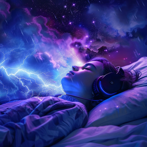 Thunder's Dreamy Melody: Calming Sleep Music