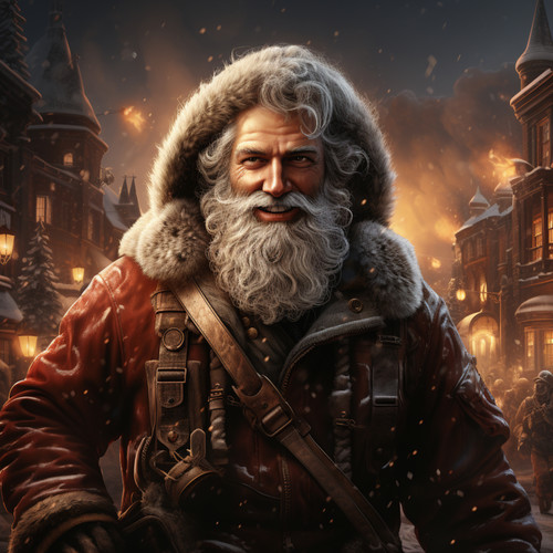 Joyous Santa Tingle and Jingle For The Holiday Season