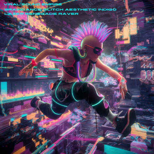 Braindance Glitch Aesthetic: Indigo Lazer Renegade Raver