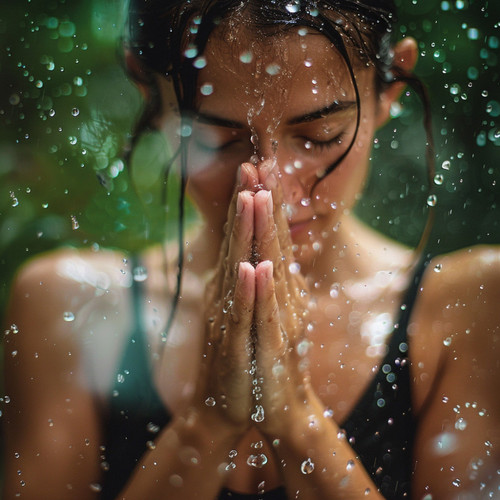 Sinfonía Meditativa De Lluvia Binaural: Ducha Tranquila