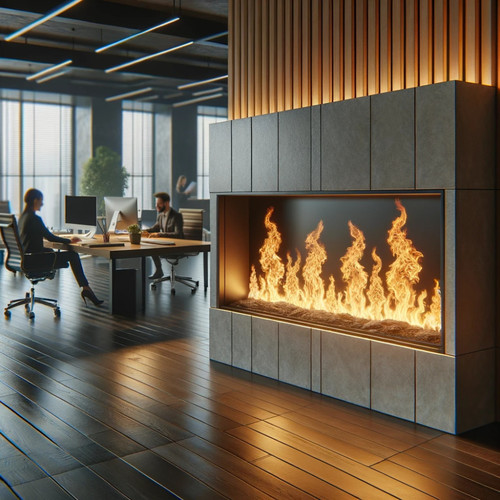 Workspace Warmth: Fire Music for Productivity