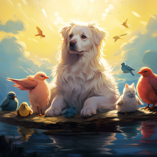 Paw Paddling Melodies: Ocean Music for Pets' Relaxation