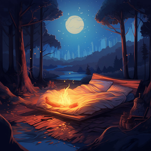 Sleepy Fire: Gentle Ember Tunes