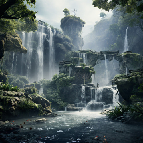 Waterfall's Zen: Peaceful Meditation Music