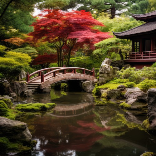 Japanese Garden Relaxing Ambient Sounds