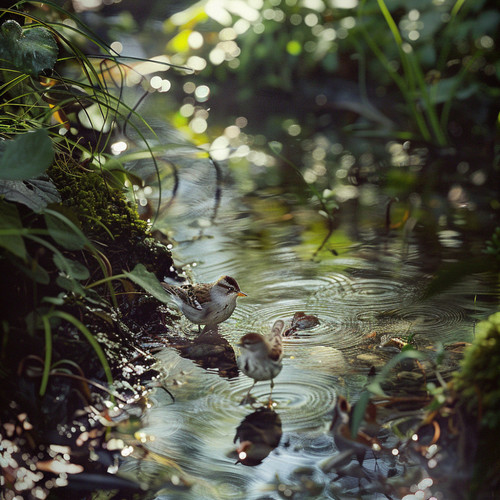 Soothing Nature and Creek: Binaural Bird Relaxation Sounds