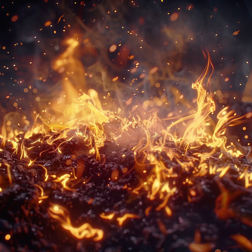 Calm Fire Chill: Soothing Relaxation Flames