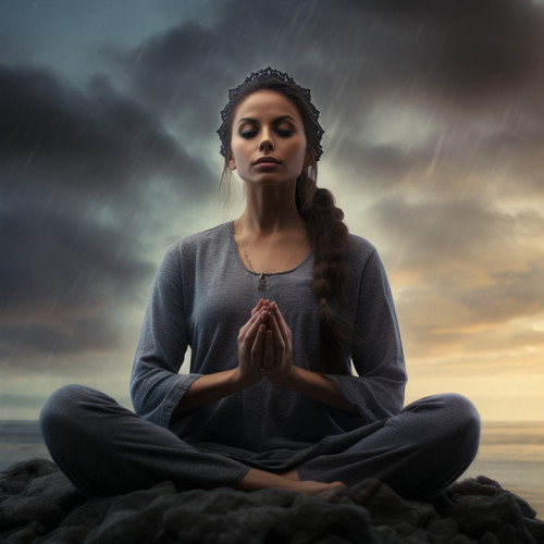 Reflexiones Lluviosas: Una Ducha Meditativa De Paz