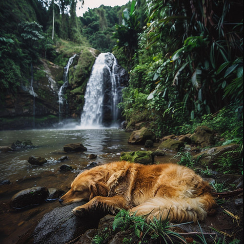 Paz De Cascada: Música Relajante Para La Comodidad De Las Mascotas