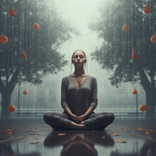 Meditación De Lluvia Relajante: Música Binaural Para La Tranquilidad