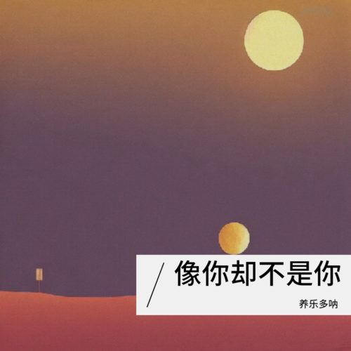 像你却不是你