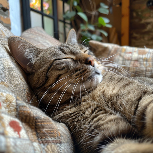 Siesta Relajante: Melodías Pacíficas De Relajación Felina