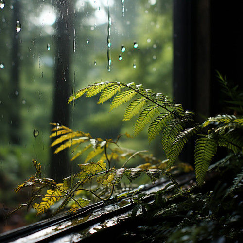 Lluvia Armónica De Gotas De Lluvia: Música Bajo La Tormenta