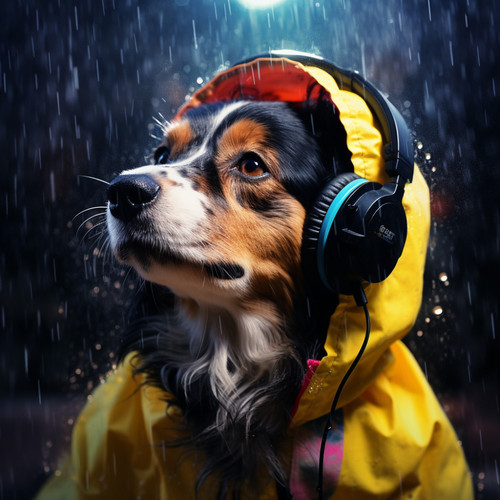 Melodic Rainy Barks: Paws Happy Anthem